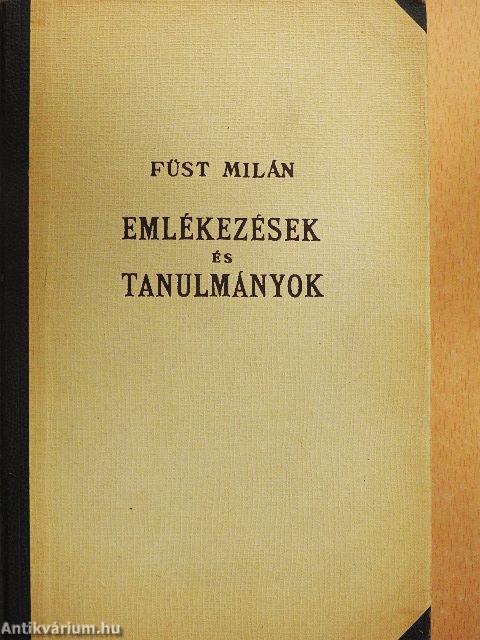 Emlékezések és tanulmányok