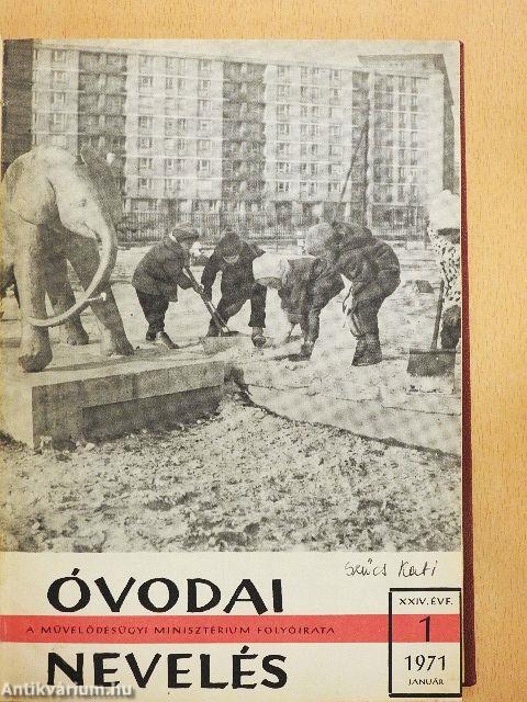 Óvodai nevelés 1971. (nem teljes évfolyam)