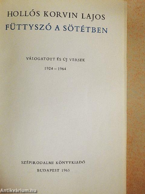 Füttyszó a sötétben