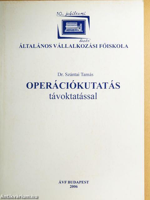 Operációkutatás távoktatással