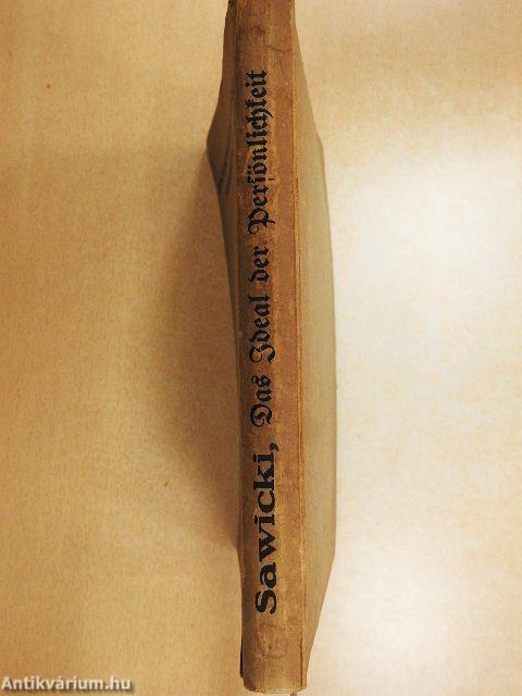 Das ideal der Persönlichkeit (gótbetűs)