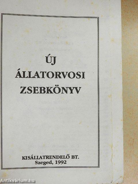 Új állatorvosi zsebkönyv
