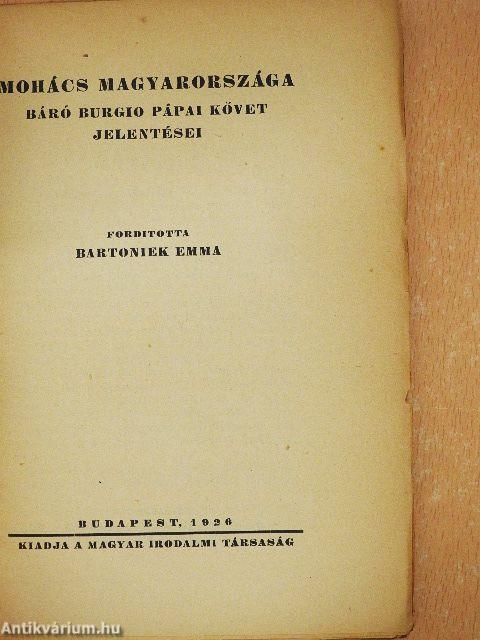 Mohács Magyarországa