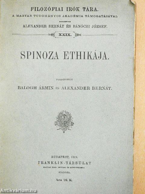 Spinoza ethikája