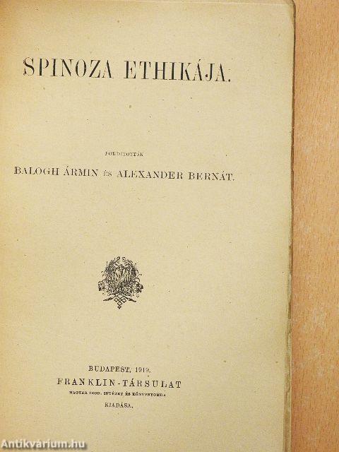 Spinoza ethikája