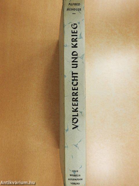 Völkerrecht und Krieg