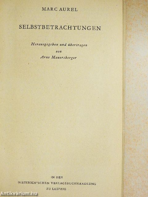 Selbstbetrachtungen
