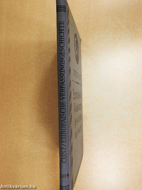 Europäische Verfassungsgeschichte der Neuzeit (gótbetűs)