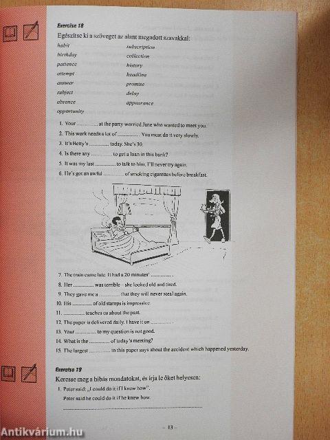 Angol nyelv kezdőknek - Gyakorlat IV.