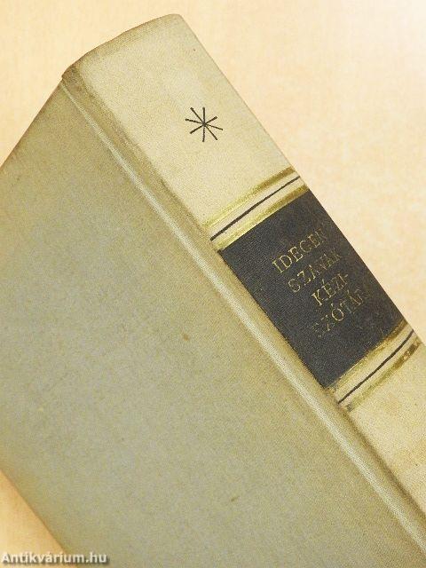 Idegen szavak kéziszótára