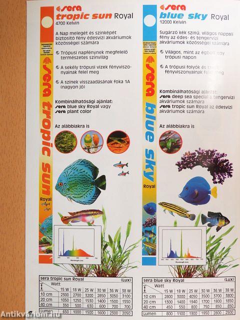 Természetes fényű világítás akváriumokhoz és terráriumokhoz