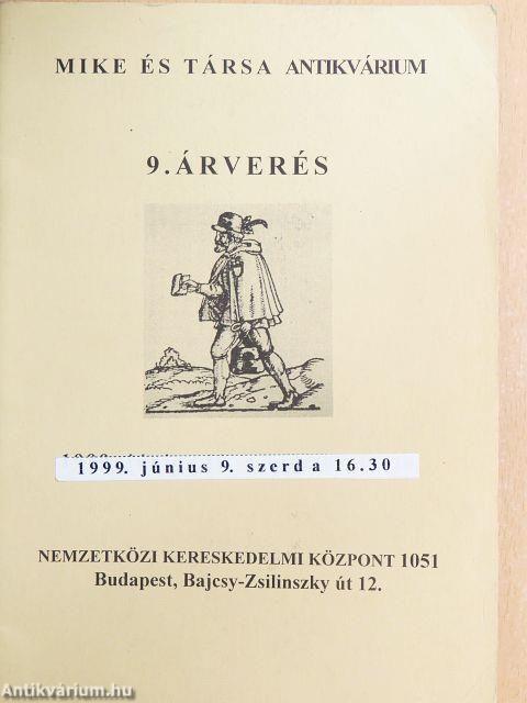 Mike és Társa Antikvárium 9. Árverés