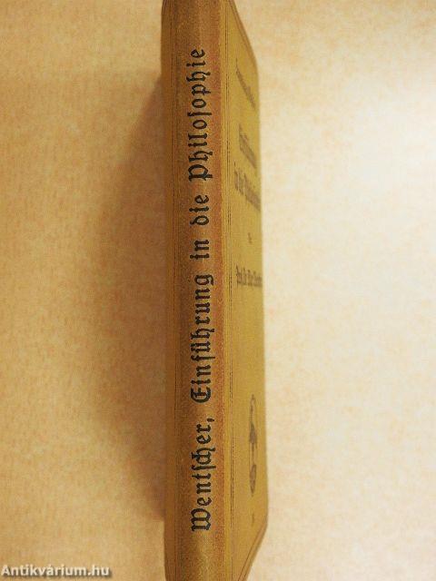 Einführung in die Philosophie (gótbetűs)
