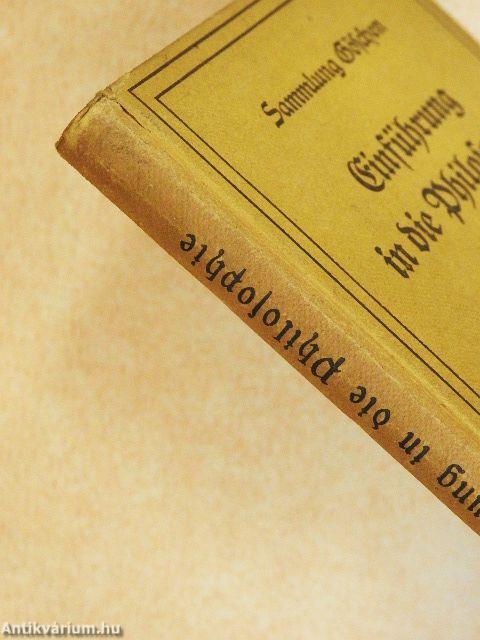Einführung in die Philosophie (gótbetűs)