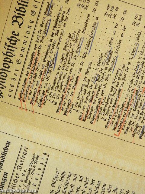 Einführung in die Philosophie (gótbetűs)