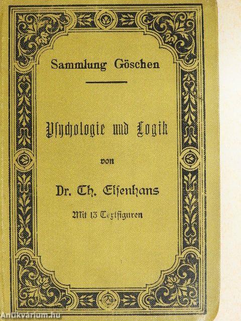 Psychologie und Logik zur Einführung in die Philosophie (gótbetűs)