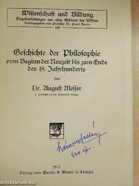 Geschichte der Philosophie (gótbetűs)