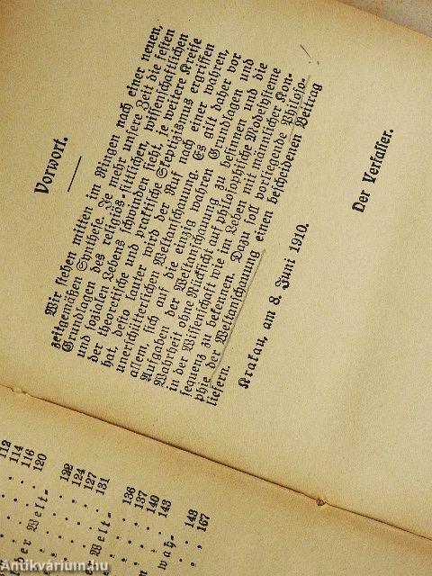 Die Hauptprobleme der Weltanschauung (gótbetűs)