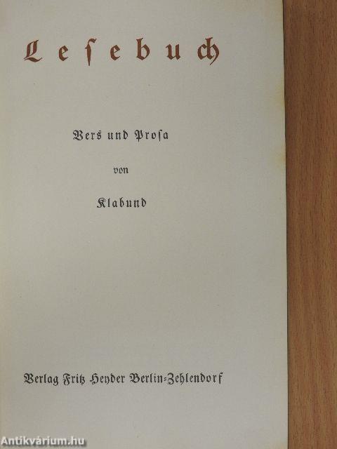 Lesebuch (gótbetűs)