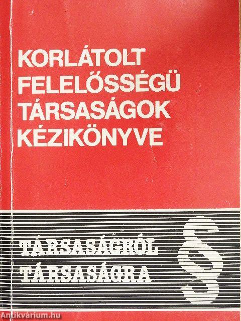 Korlátolt felelősségű társaságok kézikönyve