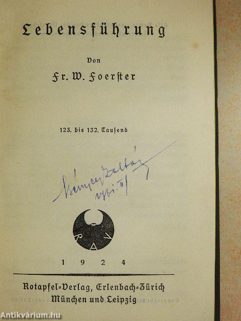 Lebensführung (gótbetűs)