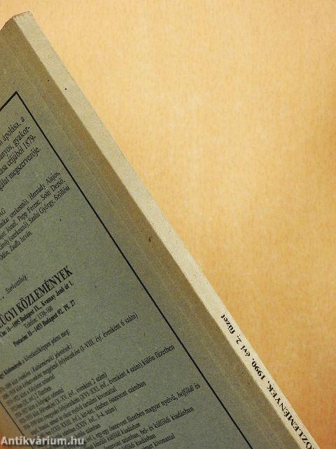 Vízügyi Közlemények 1990/2.