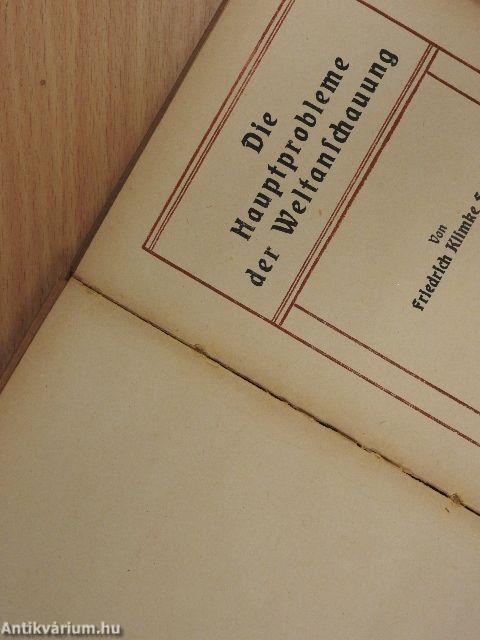 Die Hauptprobleme der Weltanschauung (gótbetűs)