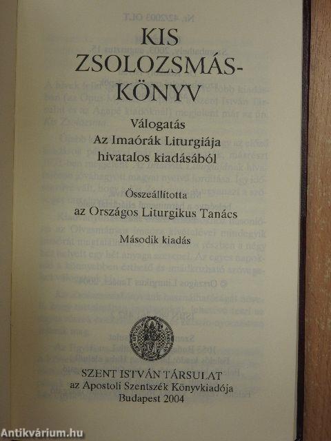 Kis zsolozsmáskönyv