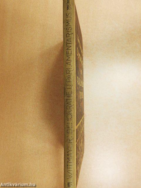 Demokratie und Parlamentarismus