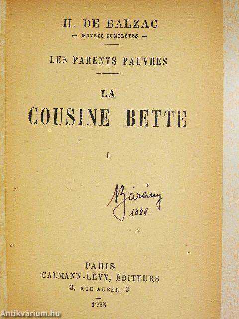 La Cousine Bette I-II.