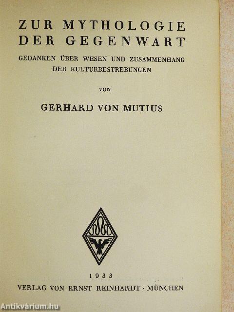 Zur Mythologie der Gegenwart