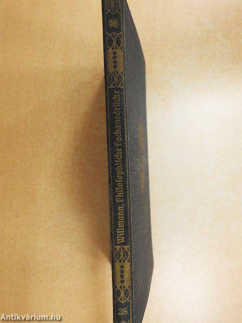 Die wichtigsten philosophischen Fachausdrücke in historischer Anordnung (gótbetűs)