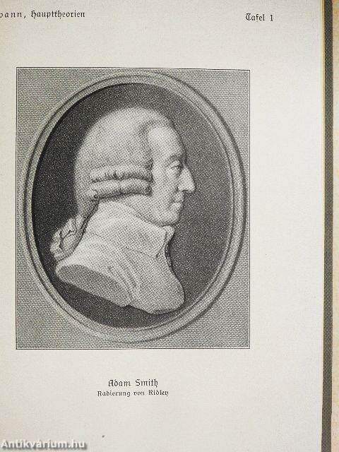 Die Haupttheorien der Volkswirtschaftslehre (gótbetűs)