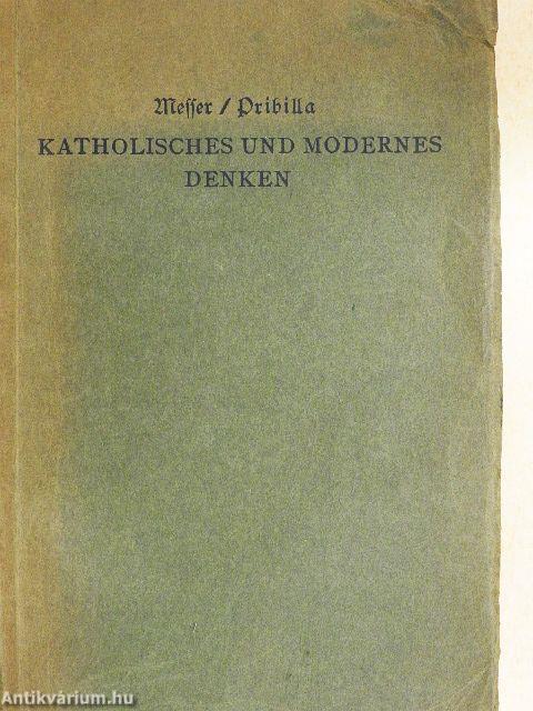 Katholisches und modernes Denken (gótbetűs)