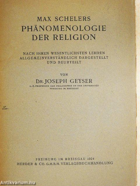 Phänomenologie der Religion