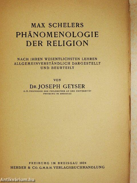 Phänomenologie der Religion