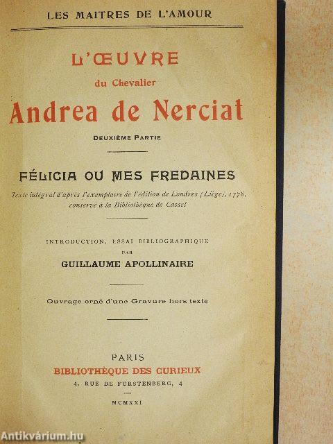 Félicia ou Mes Fredaines