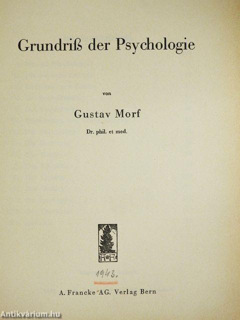 Grundriss der Psychologie