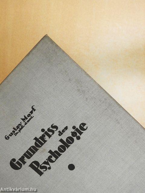 Grundriss der Psychologie