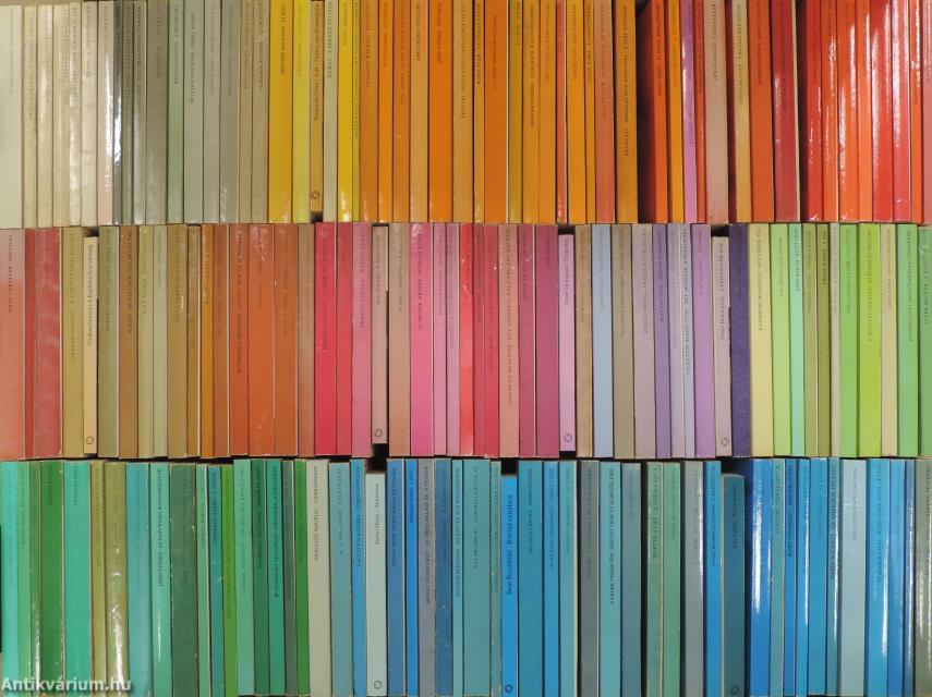 "160 kötet az Európa Zsebkönyvek sorozatból (nem teljes sorozat)"