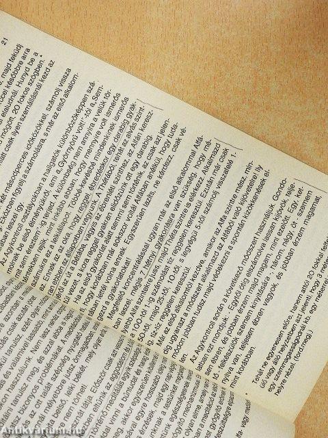 Agykontroll Silva módszerével