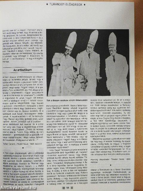 Színház 1991. január-december - lemezzel