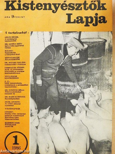 Kistenyésztők Lapja 1986. január-december