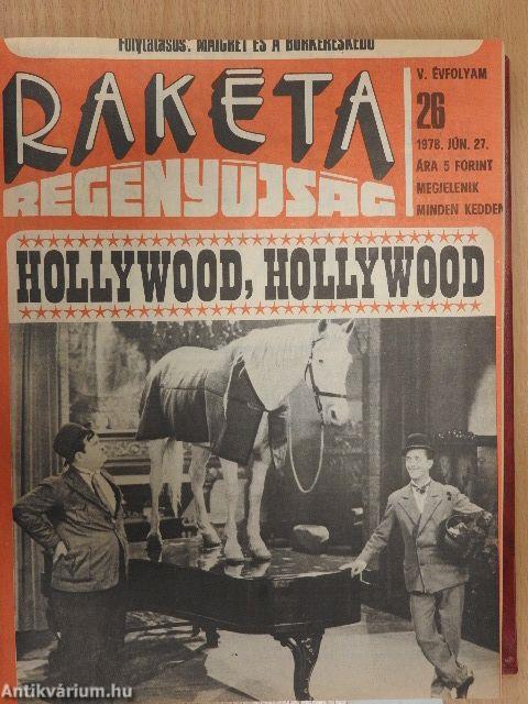 Rakéta regényújság 1976., 1978., 1980., 1982. (vegyes számok) (19 db)