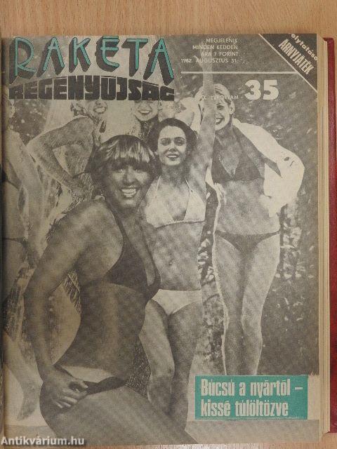 Rakéta regényújság 1976., 1978., 1980., 1982. (vegyes számok) (19 db)