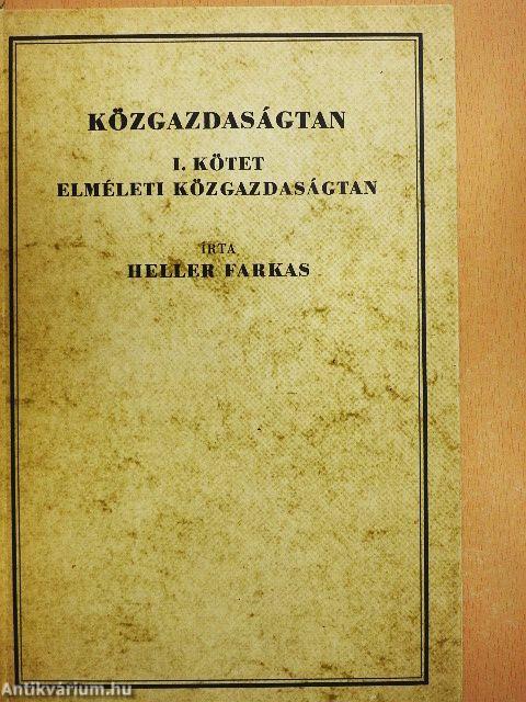 Közgazdaságtan I-II.