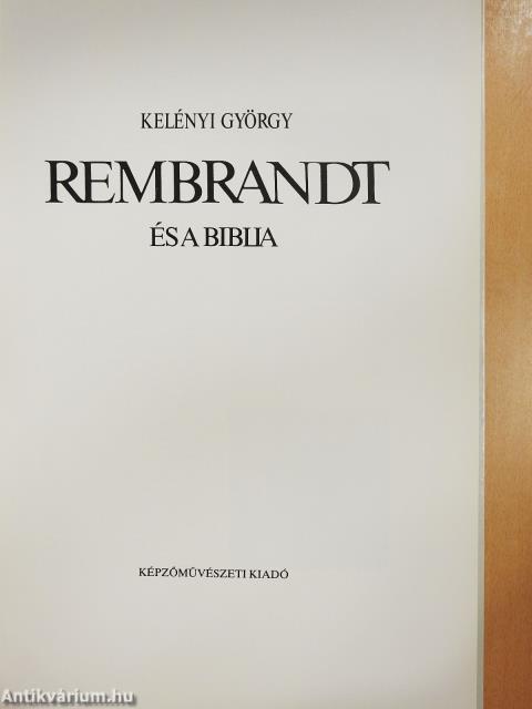 Rembrandt és a Biblia