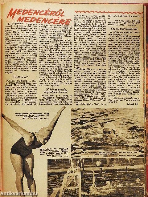Képes Sport 1956. január-október + 4 olimpiai különszám