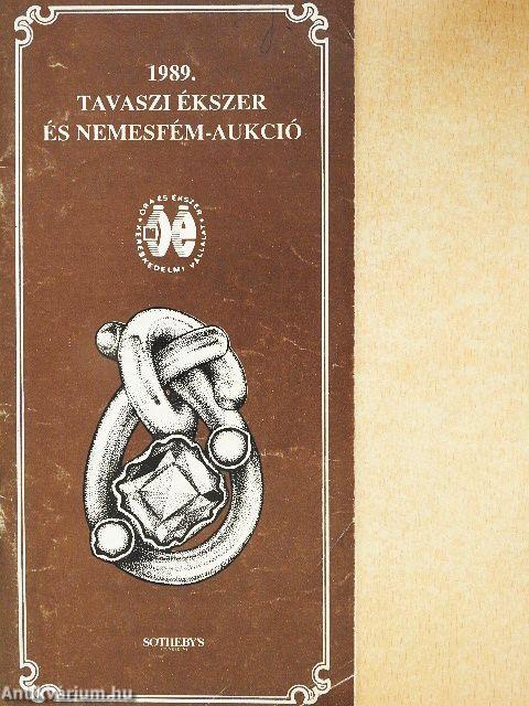 Tavaszi ékszer és nemesfém-aukció 1989