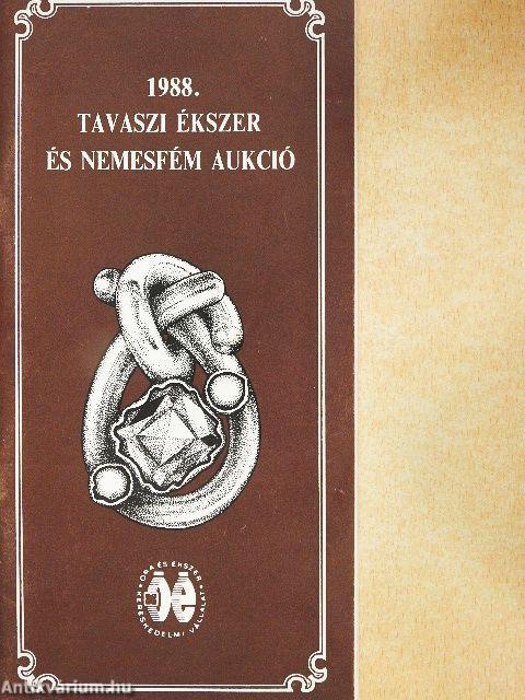 Tavaszi ékszer és nemesfém aukció 1988